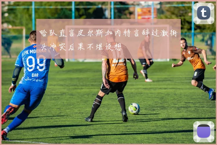 哈队直言皮尔斯加内特言辞过激街头冲突后果不堪设想